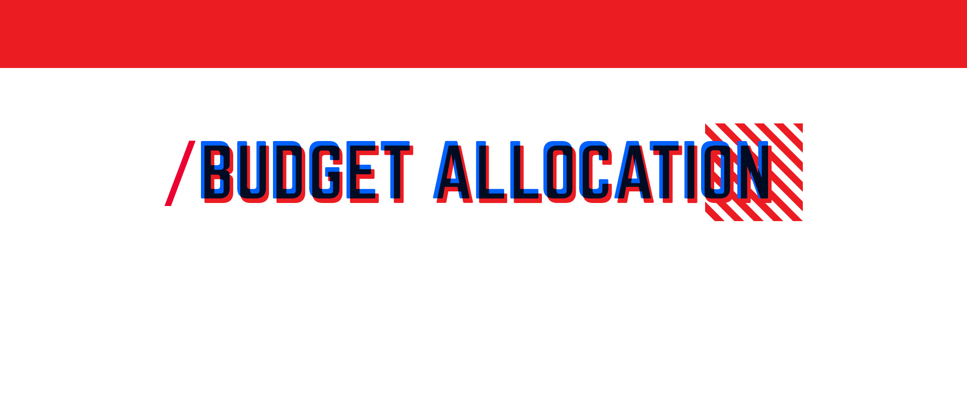 budget allocation use